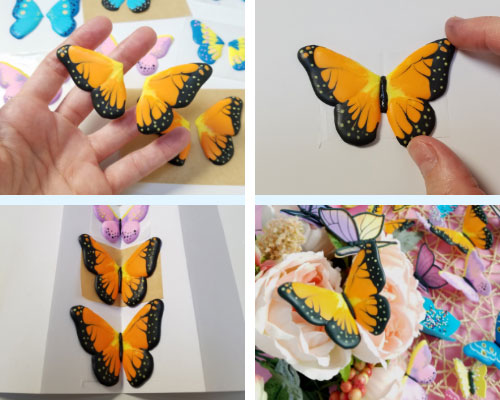 monarch royal icing butterflies