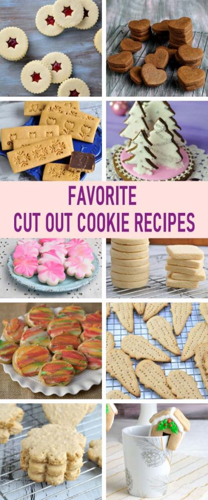 collection of cut out cookies