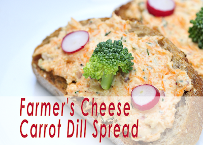 Farmer’s Cheese Carrot Dill Spread