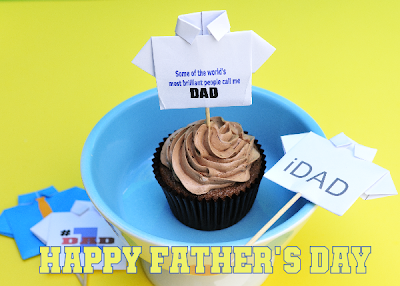 Father’s Day T-shirt Cupcakes