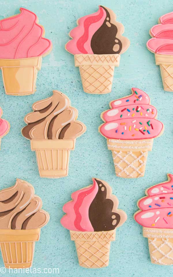 Ice Cream Cone Cookies