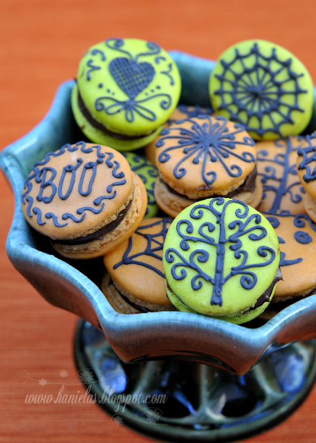 French Macarons for Halloween