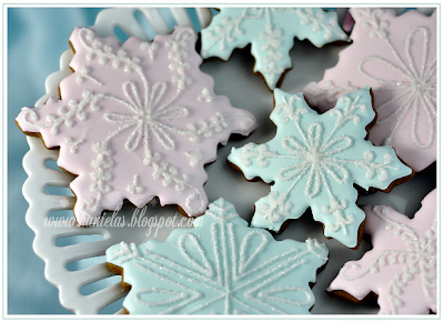 Winter Snowflake Cookies