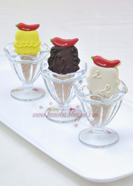 Chili Ice Cream Cone Cookies