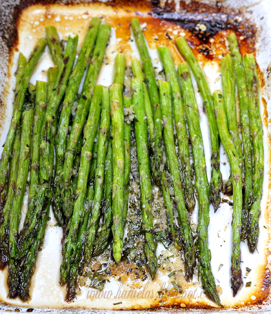 Garlic Lemon Roasted Asparagus