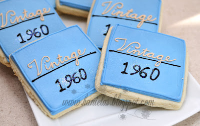 Classy Cookies for 50th Birthday