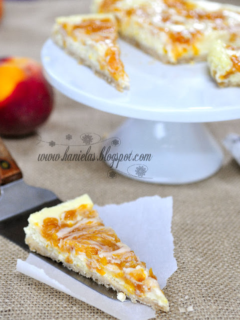 Peach Cheesecake Tart