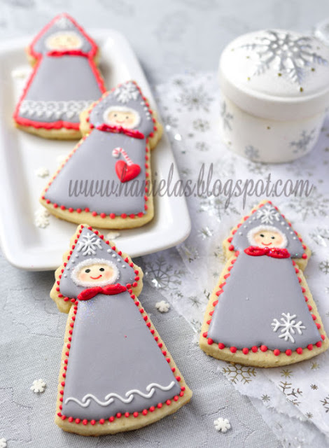 Winter Doll Cookies