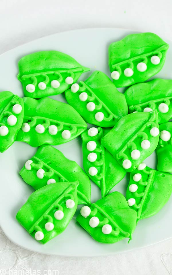 Lily of the Valley Meringue Cookies