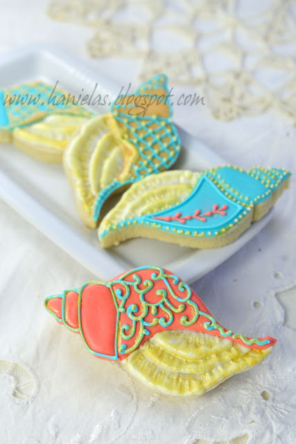 Victorian Sea Shell Cookies