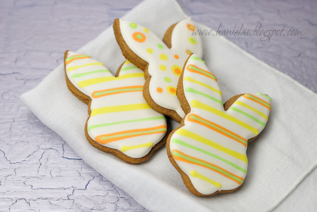 Pastel Easter Bunny Cookies