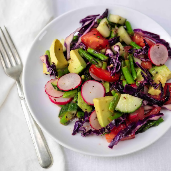 Asparagus Salad with Lemon Vinaigrette