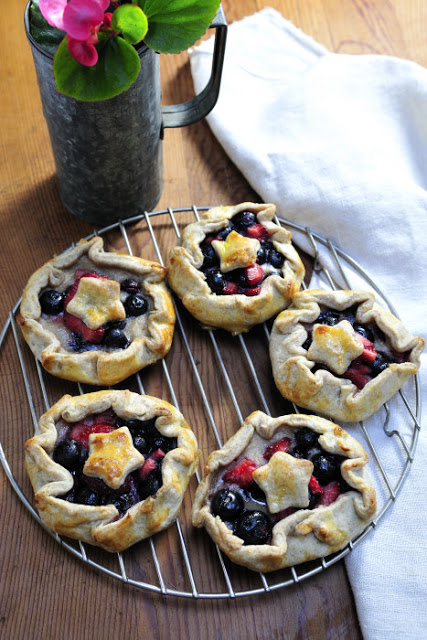 Rustic 4th of July Galettes