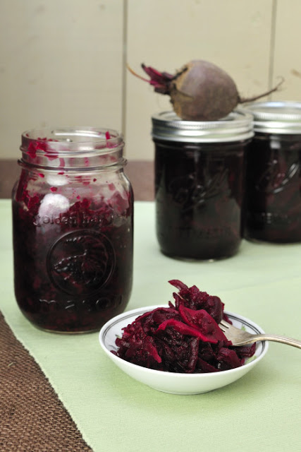 Pickled Red Beets with Horseradish