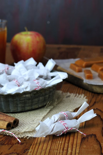 Soft Apple Cider Caramels