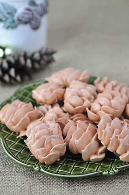 Pine Cone Meringues