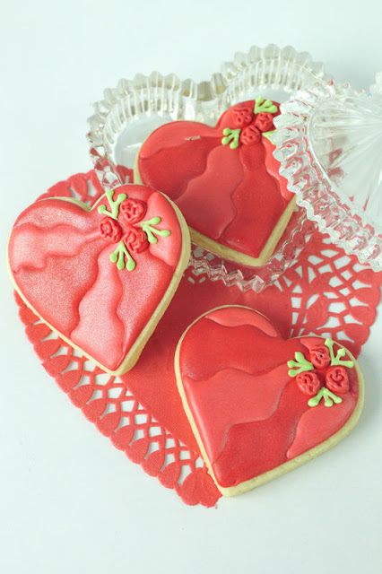 Red Heart Cookies