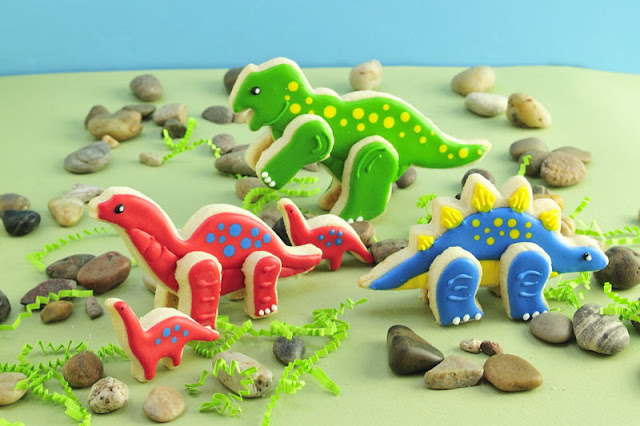 3D Dinosaur Cookies