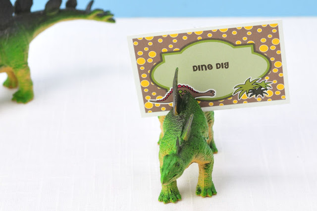 Dinosaur Photo/Buffet Card Holder