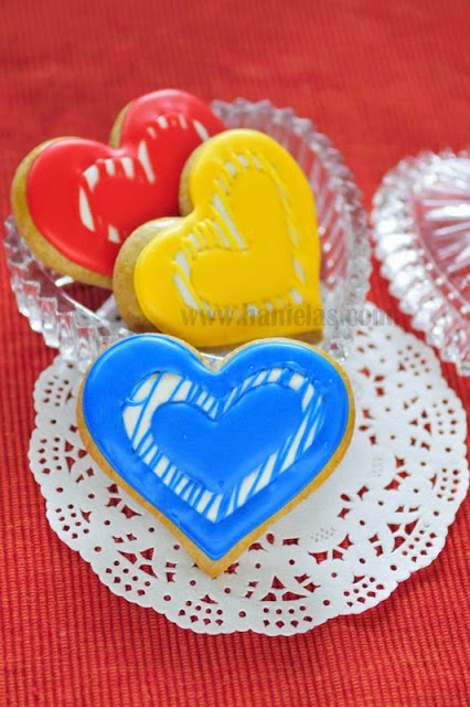 Modern Heart Cookies