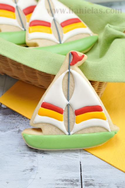 Sailboat Cookies