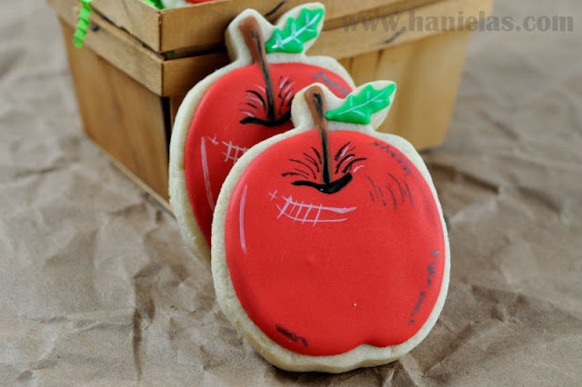 Painted Apple Cookies