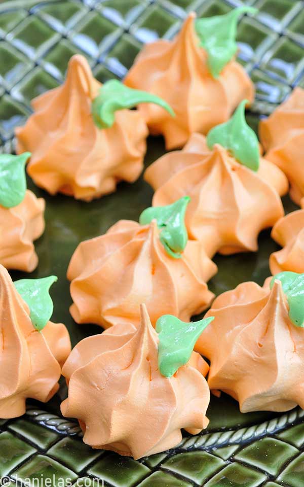 Pumpkin Meringue Cookies