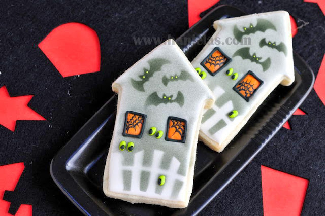 Haunted House Cookies For Halloween