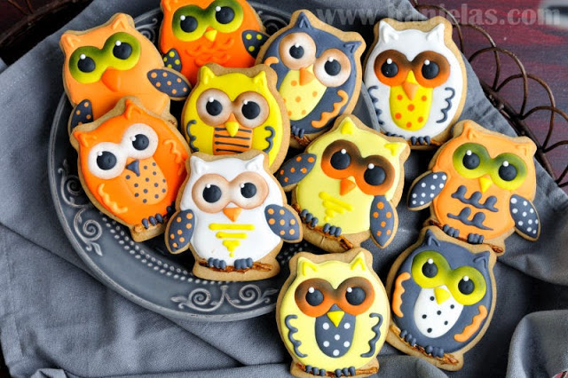 Owl Cookies for Halloween