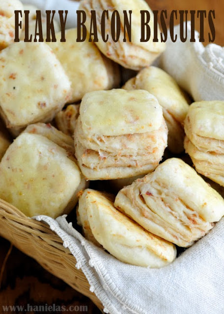 Flaky Bacon Biscuits