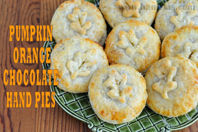 Pumpkin Orange Chocolate Hand Pies