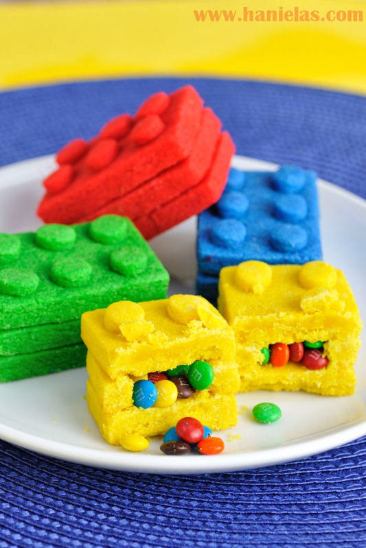 Lego Bricks Pinata Cookies