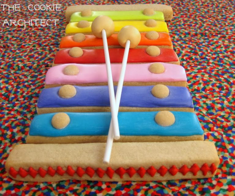 3D Xylophone Cookie by The Cookie Architect