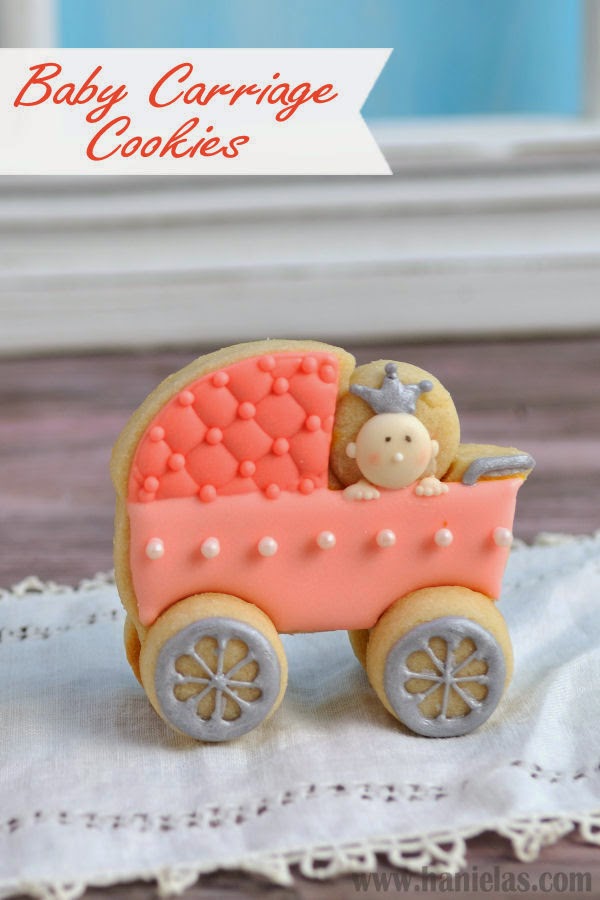 3D  Baby Carriage Cookies