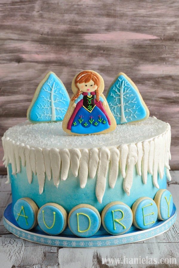 Frozen Anna Cake