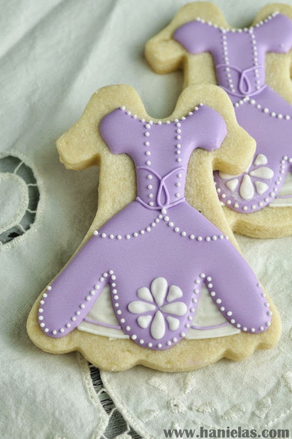 Sofia the First Dress Cookies