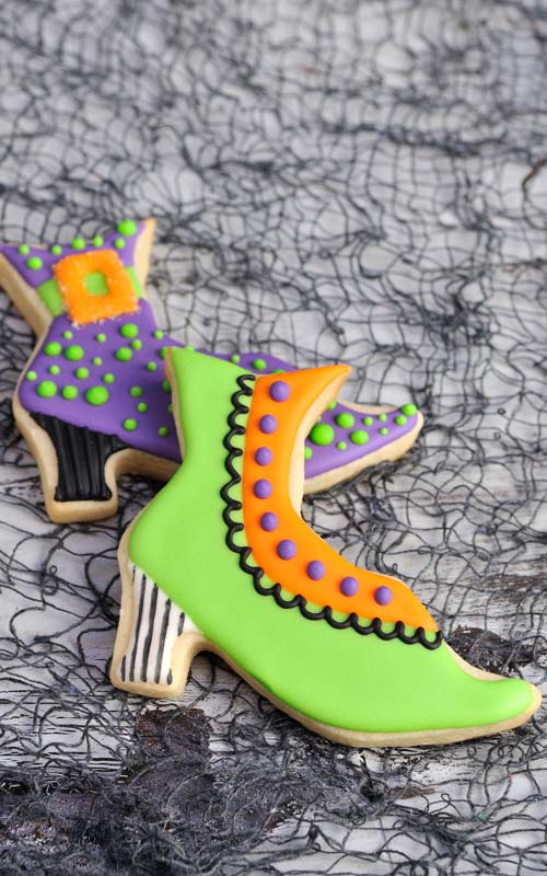 Decorated sugar cookies.