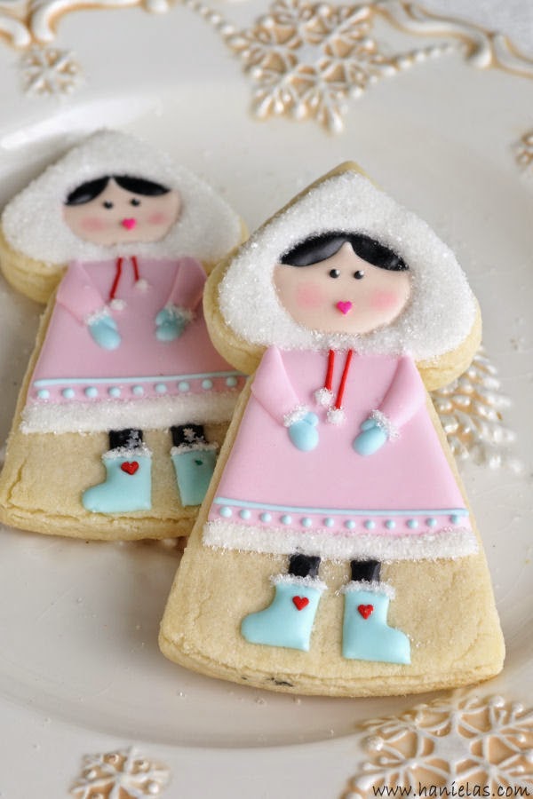 Eskimo Girl Cookies