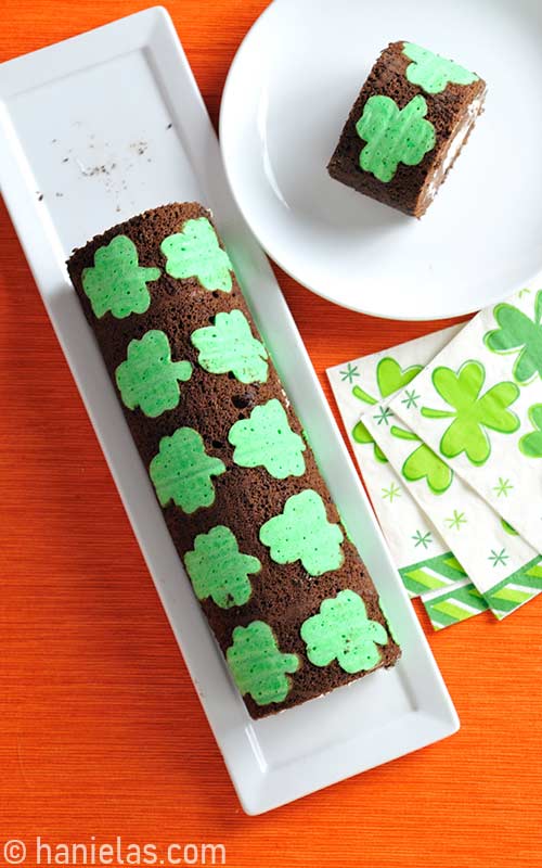 Shamrock Cake Roll