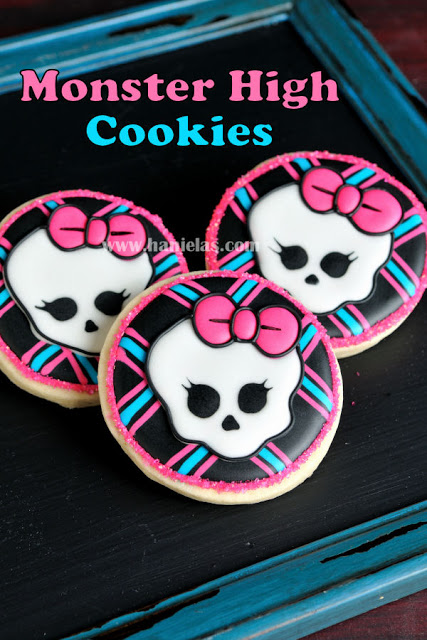 Monster High Skull Cookies