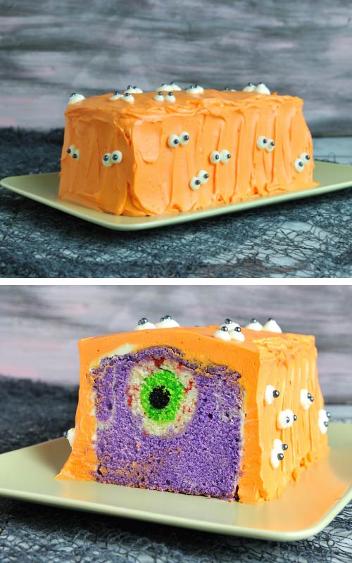 Monster Eye Surprise Inside Cake