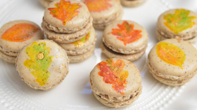 Hazelnut Chocolate Raspberry Macarons