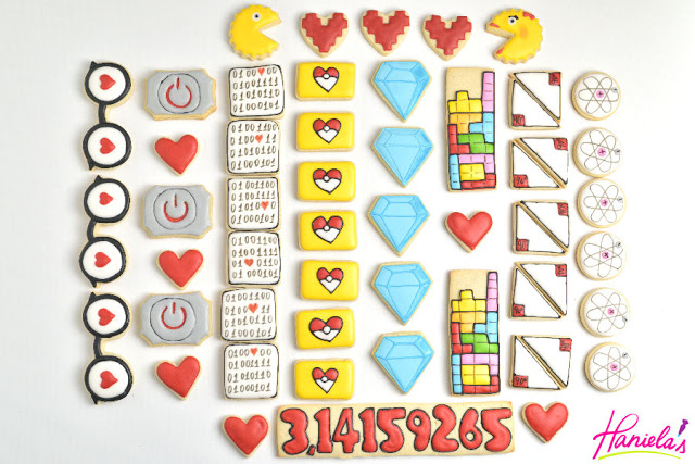 10 Geeky Valentine’s Day Cookies + printable tags