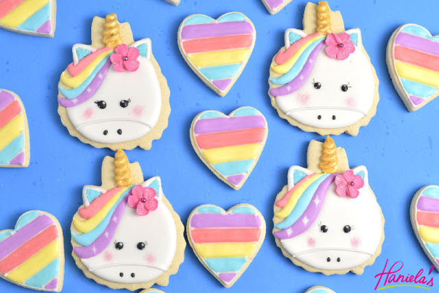 Pretty Unicorn Cookies