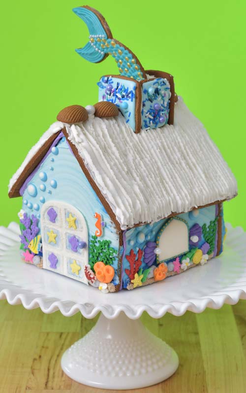 Mermaid Gingerbread House