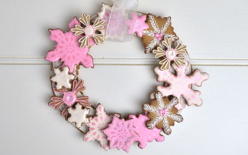 snowflake wreath