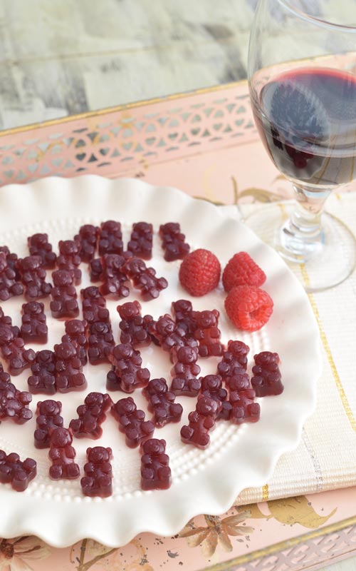 wine raspberry gummy bears