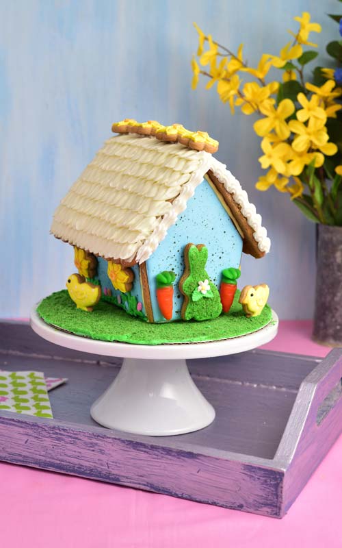 Easter Gingerbread House