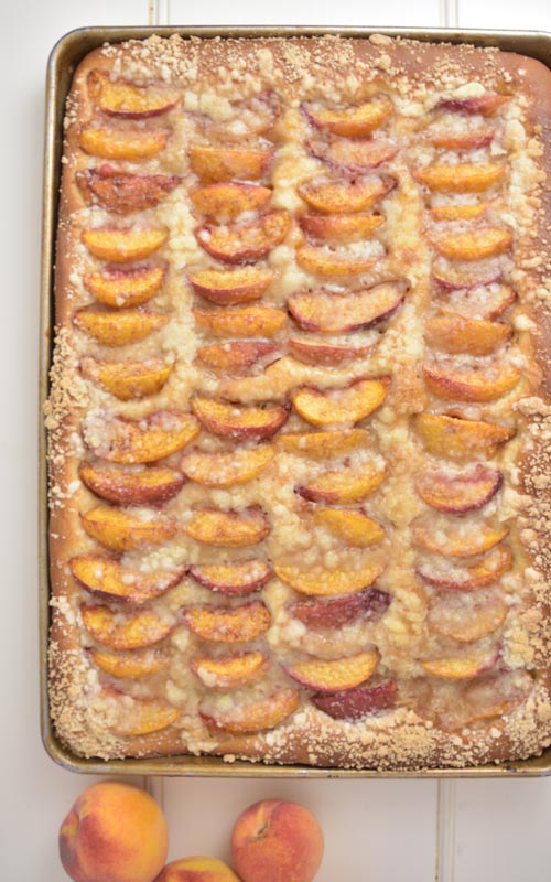 Peach Slab Bread