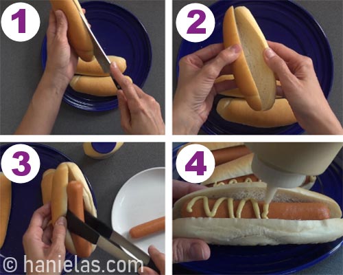 Hotdog with toothpaste hot sale